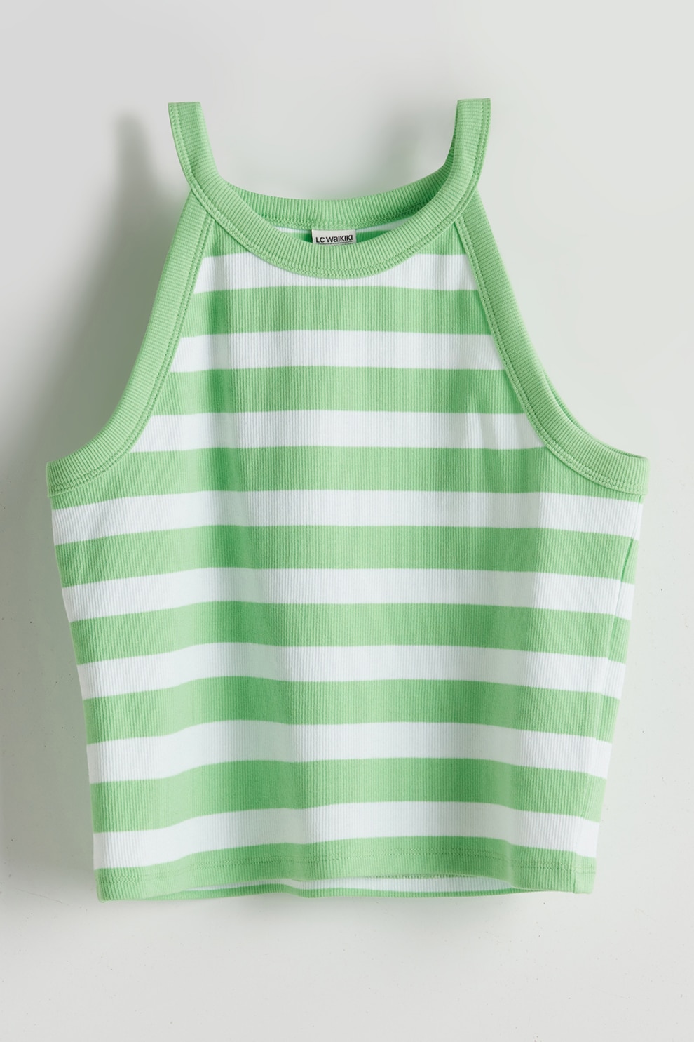 トップス OU LC WAIKIKI, Top slim-fit, Verde, 158-164 CM - eMAG.ro