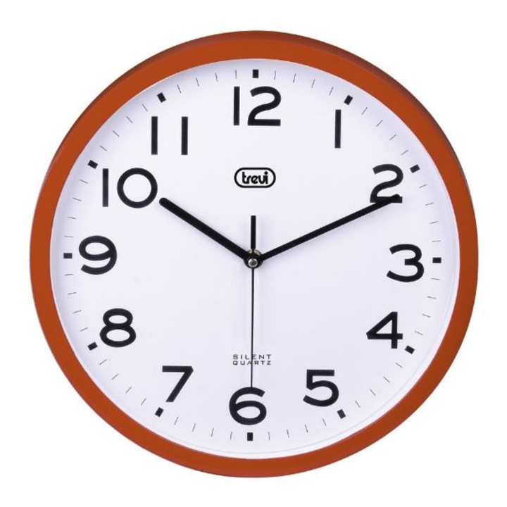 Trevi kvarc falióra OM 3302 S, 30 cm, piros