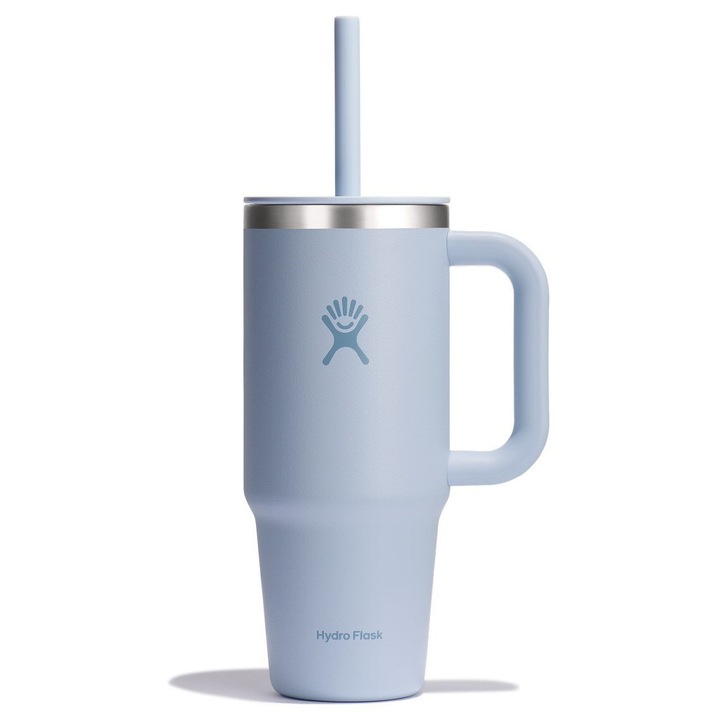 Hydro Flask All Around Travel termosz bögre, 0,709 l, szörföskék, tetővel és szívószállal