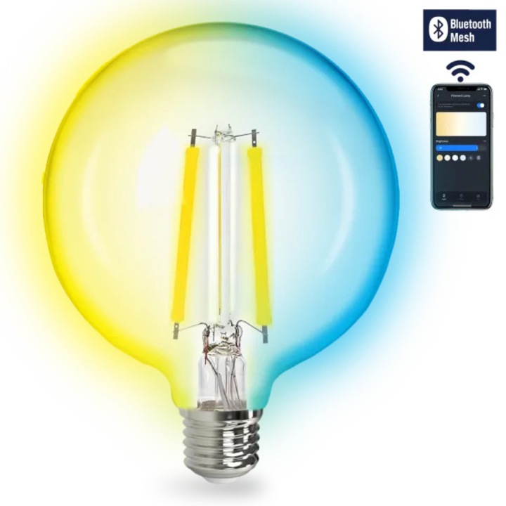 Умна крушка Aigostar G125 6W CCT, 850 lm, 2700K-6500K, 125x168mm