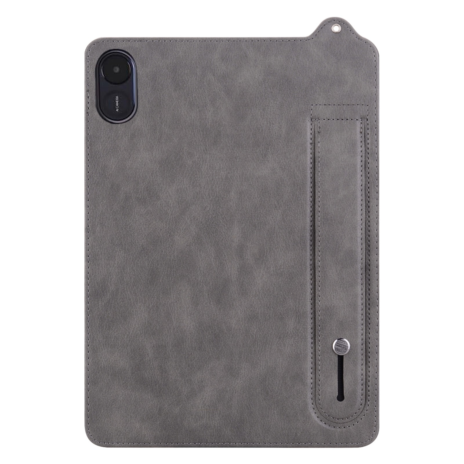 Husa tableta pentru Honor Pad X8a 11 2024, piele TPU, design cu curea de mana, protectie completa, accesorii incluse, gri