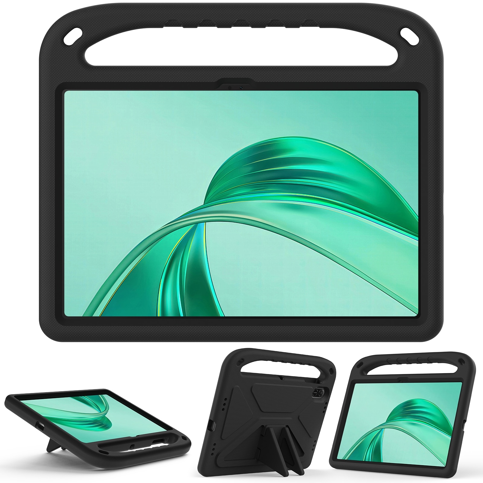 Husa tableta pentru Honor Pad X8a, portabil cu maner EVA, rezistent la socuri, in negru