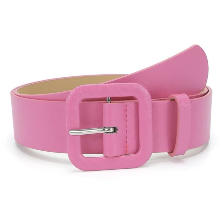 Női öv, TREXORA, Ekobőr, Rózsaszín, 90 cm