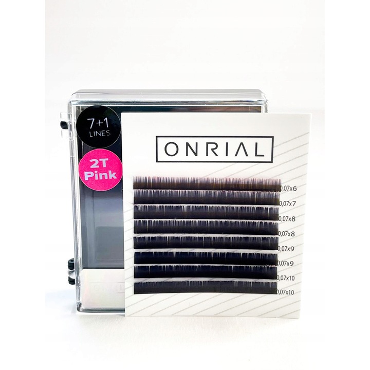 Rasarituri artificiale mix C 6-10 mm 0.07 mm roz, set