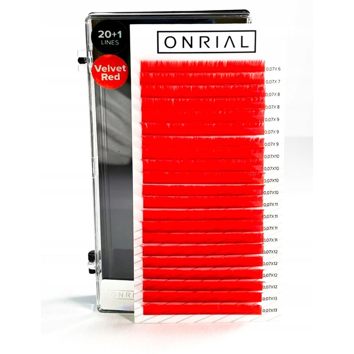 Mix de gene colorate L 0,07 mm 6-13 V. Rosu ONRIAL