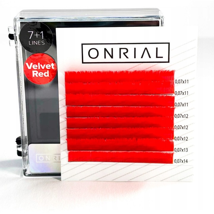 Mix de gene colorate L 0,07 mm 11-14 V. Rosu ONRIAL