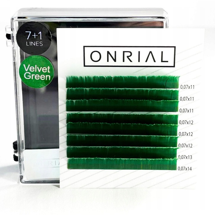 Mix de gene colorate L 0,07 mm 11-14 V.Verde Verde ONRIAL