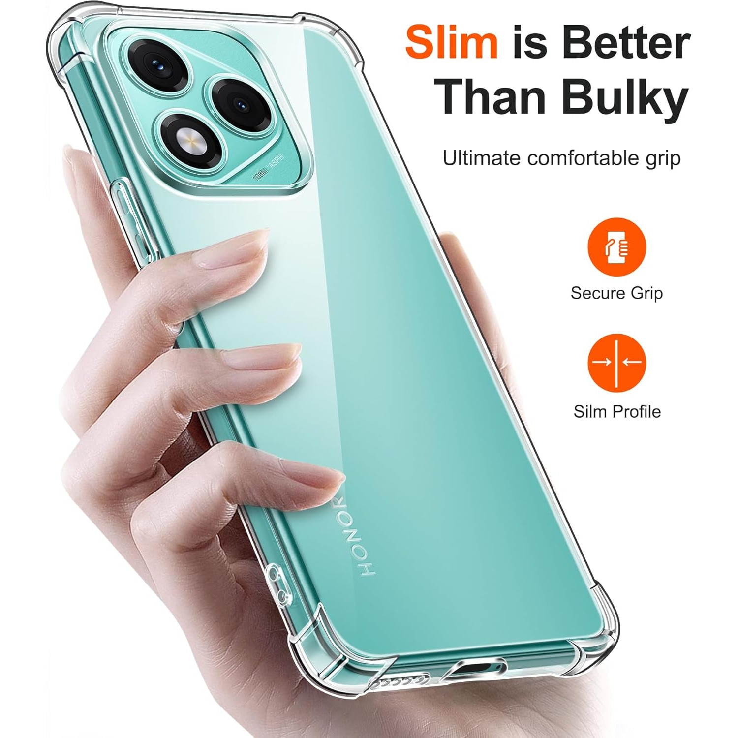 Husa Anti soc, transparenta compatibila cu Honor 400 Lite