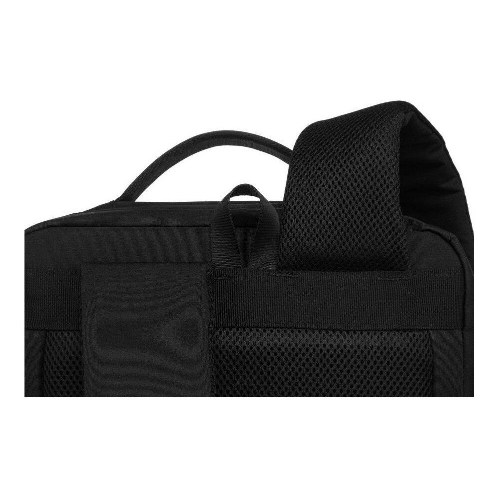 Ghiozdan de calatorie Peterson cu compartiment pentru laptop, port USB, 40x30x11cm, negru