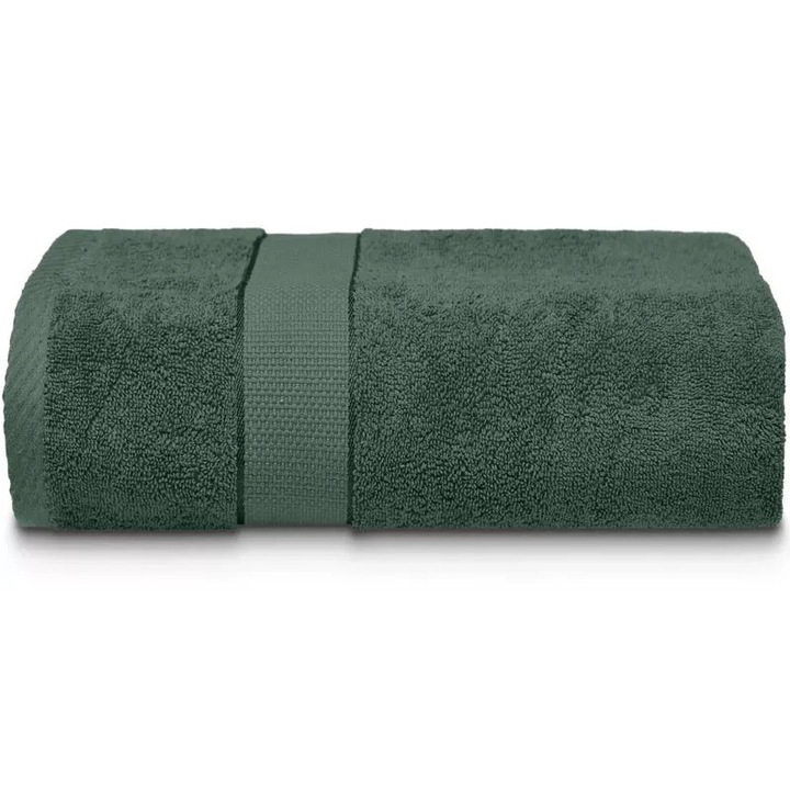 Prosop baie din 100% bumbac, 500g/m2, 70x140cm, Esli - Verde