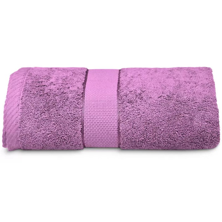 Хавлиена кърпа за баня от 100% памук, 600гр/м2, 50x100см, Esli - Лилава