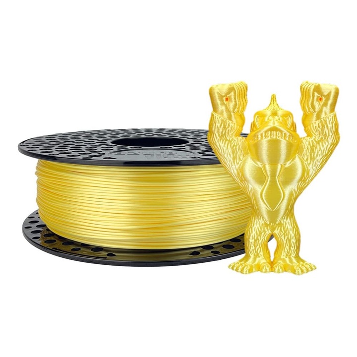 Filament AzureFilm Pla Silk Galben 1.75 mm 1 KG