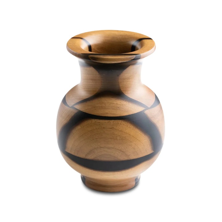 Funky Riciclo virágváza, diófa