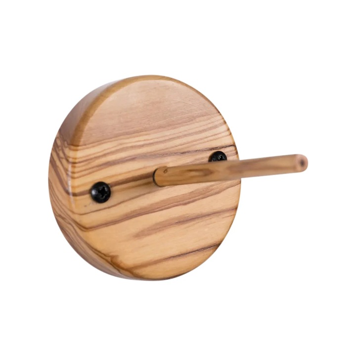 Fali tartó három kerek vágódeszkához, olajfa