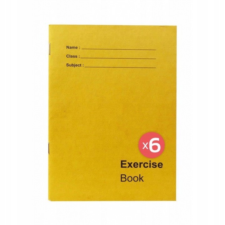 A5-ös jegyzetfüzetkészlet, Signature, 6 db-os, 16 lapos, sárga