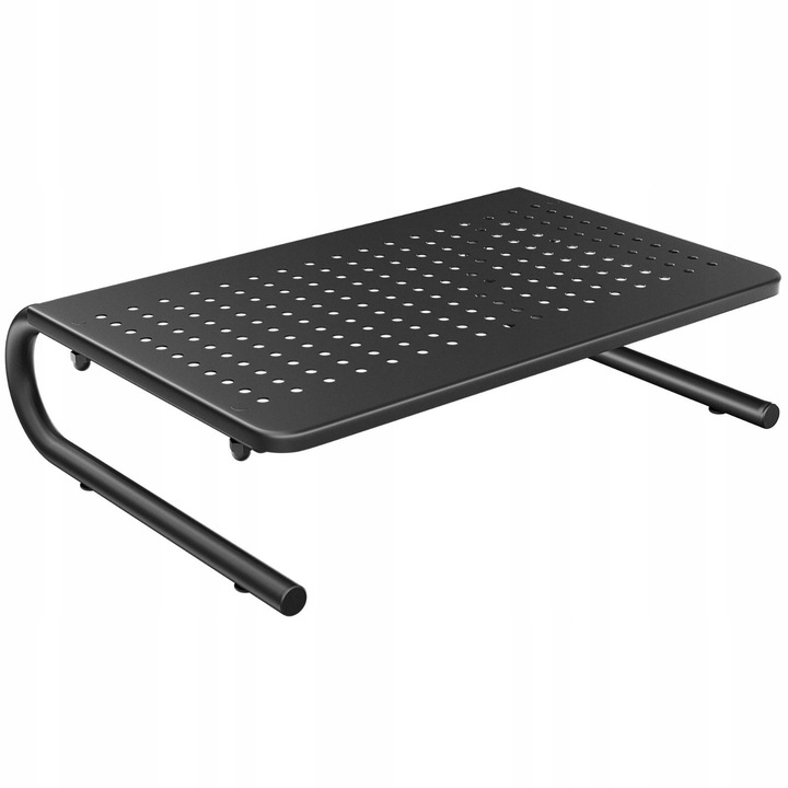 Stojak pentru monitor, Luka, metal, 20kg, 36,8x23,4x9,7cm, negru