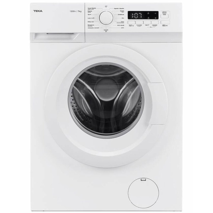 Masina de spalat Teka WMK40740, 60 cm, 1400 rpm, 7 kg, alb