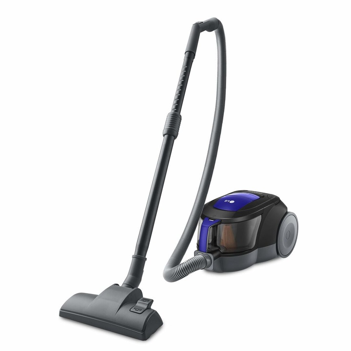 Aspirator fara sac LG VK8506NHAG, rosu, 650 W, capacitate 1 L, tub telescopic