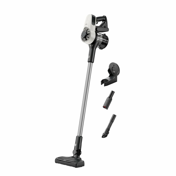 Aspirator Samsung Jet Dual Brush, 210 W, 580 W, negru cromat, 250x930x202 mm, set cu accesorii