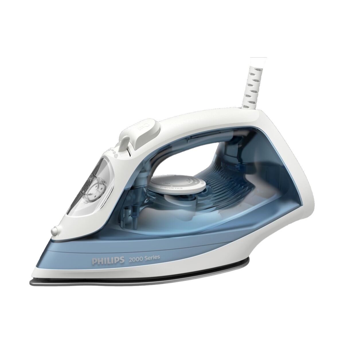 Fier de calcat cu abur, Philips DST2010/20, 2000 W, albastru, cablu 1.9 m