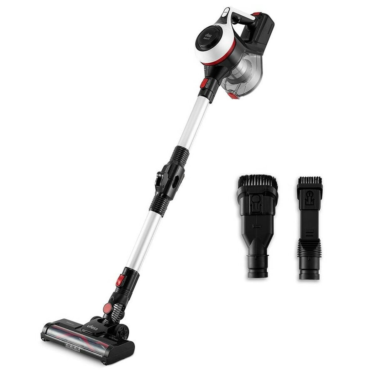 Aspirator vertical Ufesa U3 fara sac alb-negru 40min autonomie