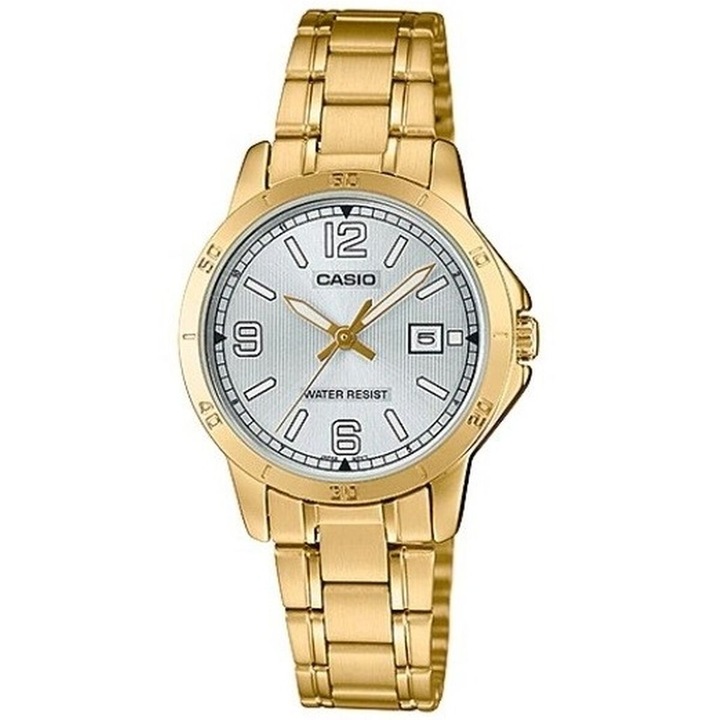 Ceas de dama Casio COLLECTION Golden (O 32 mm), auriu