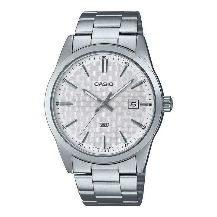 Ceas barbatesc Casio, inox, argintiu, 41 mm