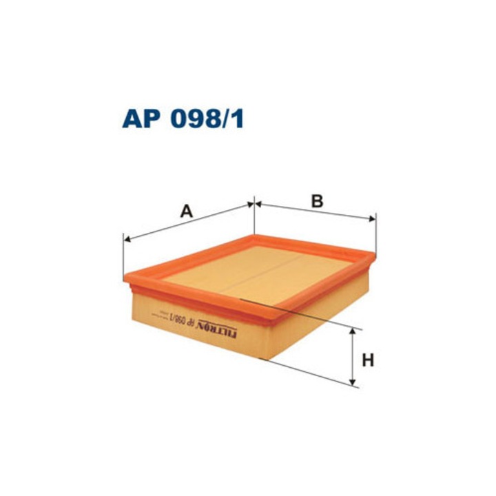 Filtron AP 098/1 légszűrő 235x191x52mm