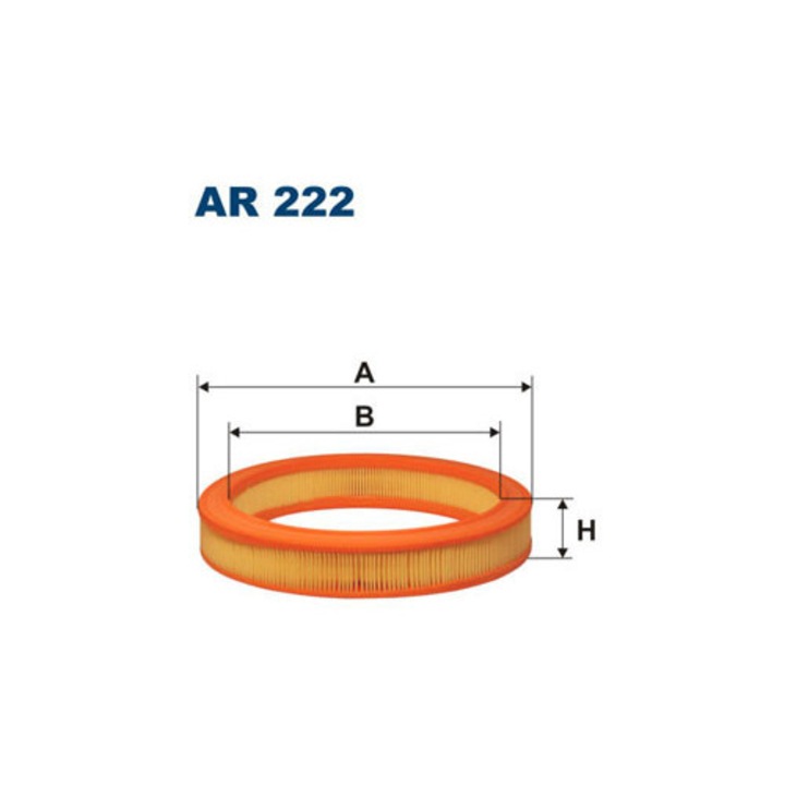 Levegőszűrő Filtron AR 222, 224x275x48mm