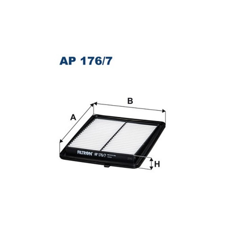 Levegőszűrő Filtron AP 176/7 249x214x30,5mm