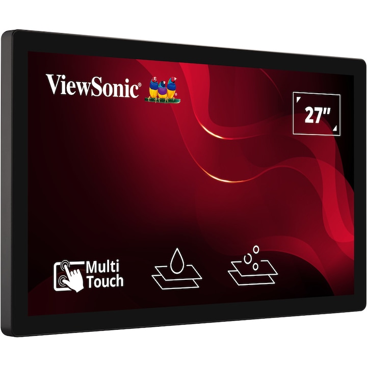 Монитор 27'' ViewSonic XF2730, Тъчскрийн, 1920 x 1080, VGA, 1 x USB Type B, 1 x HDMI, 1 x Audio In, DisplayPort