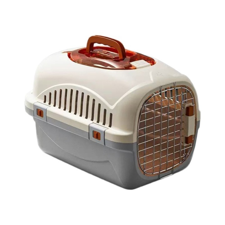 Cusca transport animale, pentru pisici, multicolor, 50x32x33cm