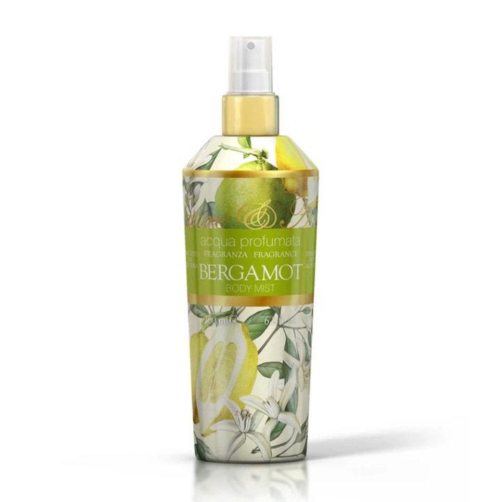 Apa de corp parfumata cu bergamota Rudy Profumi, 200 ml
