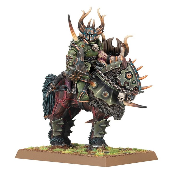Warhammer: The Old World Chaos Lord on Daemonic Mount játékbővítő Games Workshop 10 darabos, fém