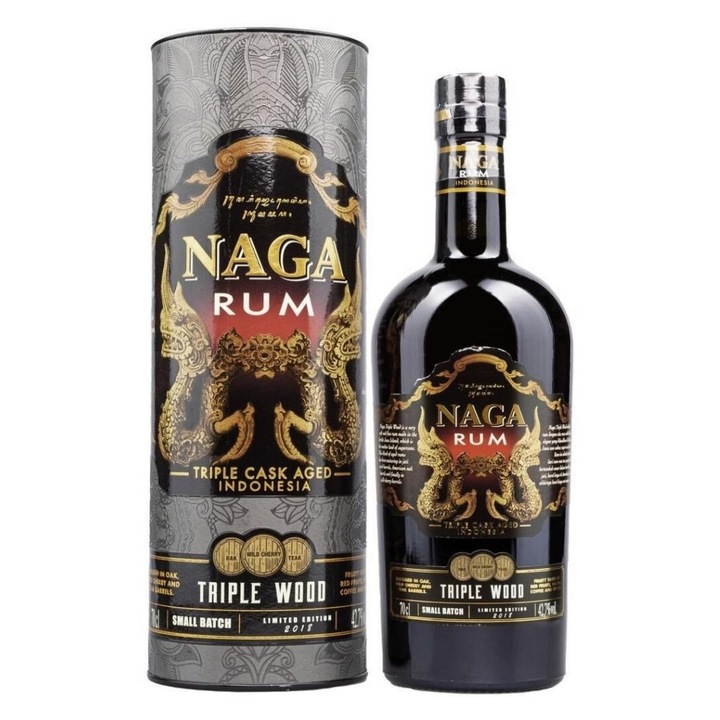 Rom Naga Triple Wood Indonesian, 42.7%, 0.7L