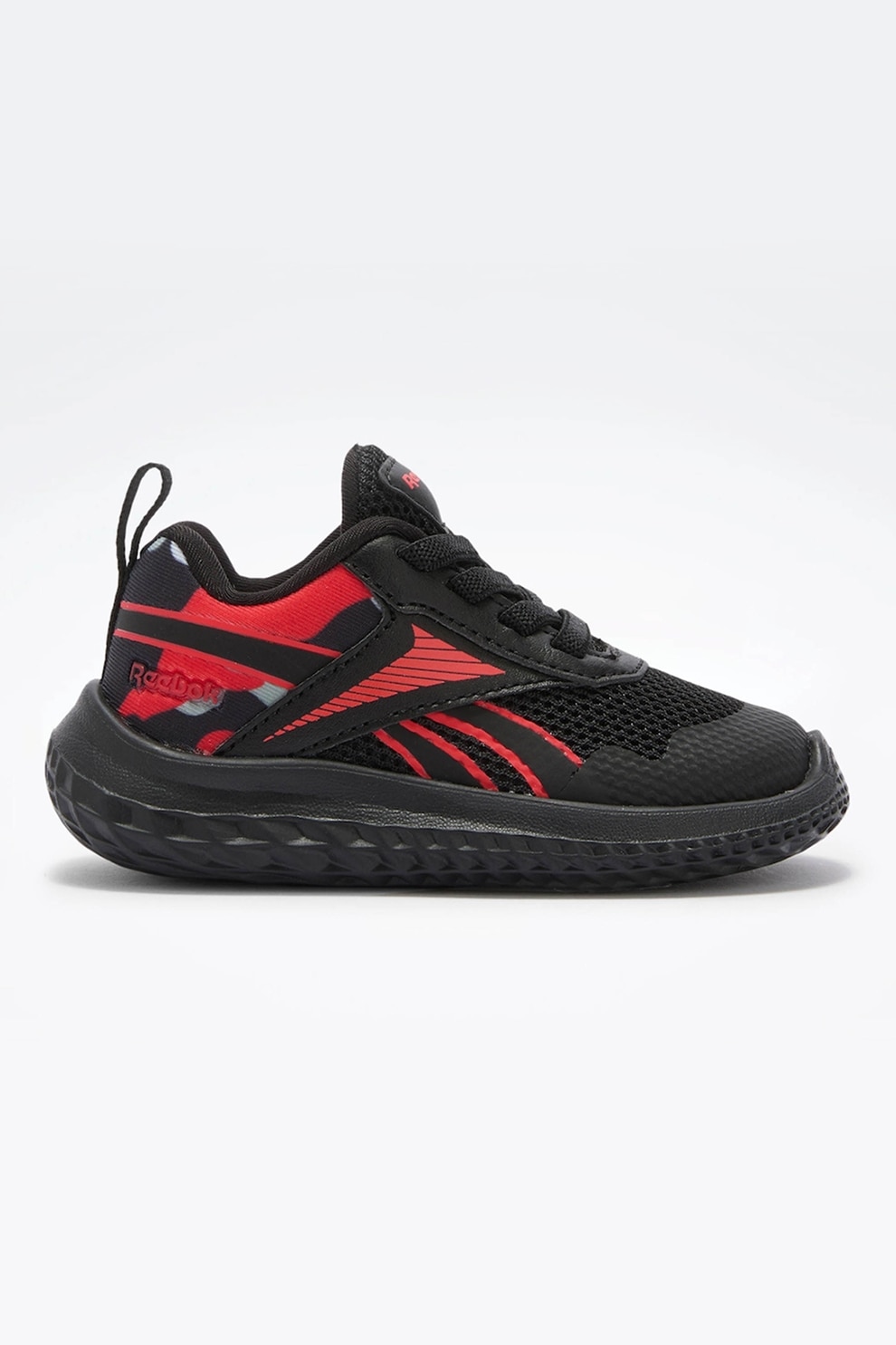 Reebok, Pantofi Rush Runner pentru alergare, Rosu, Negru, 23.5 EU