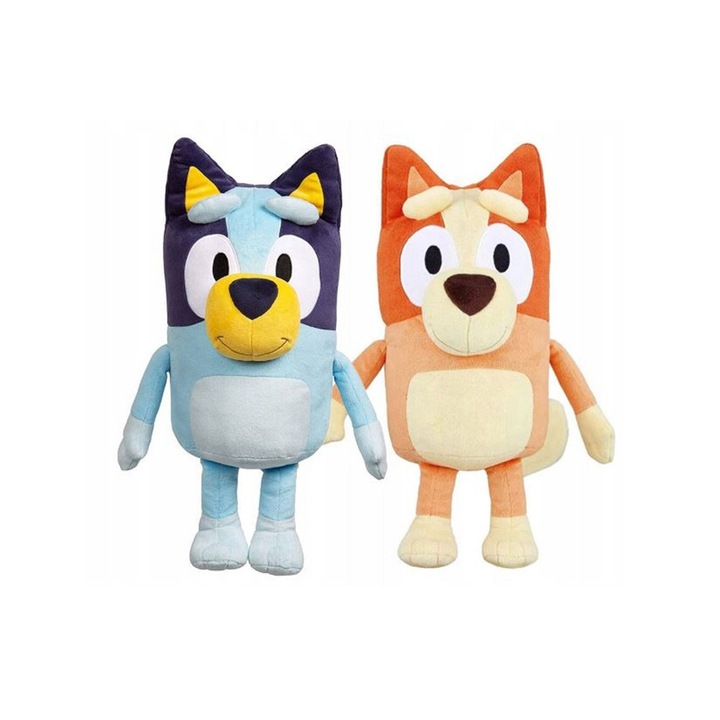 2 db-os plüssjáték készlet, a Bluey és Bingo rajzfilmekből, plüss + pamut, 28 cm