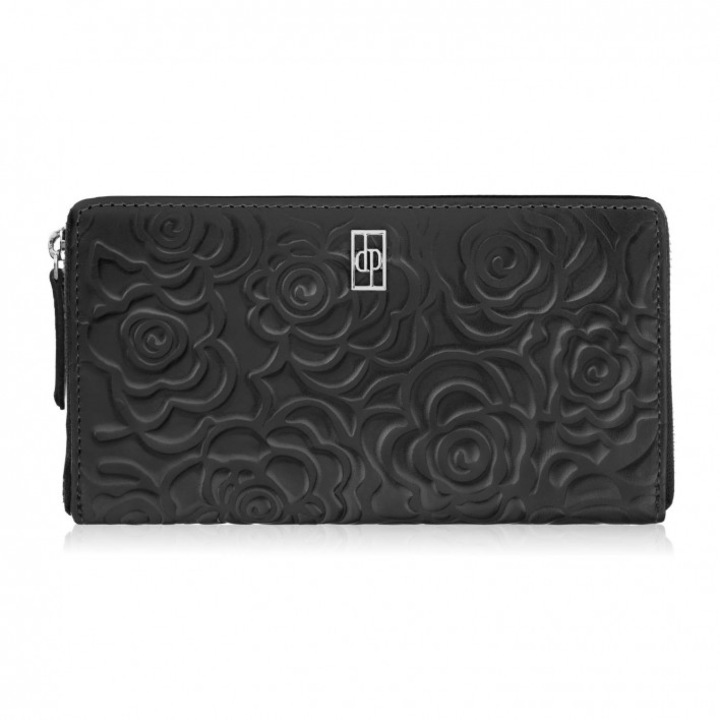 Paolo Peruzzi női bőr pénztárca, Fekete
