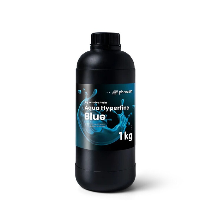 Смола за 3D печат, Phrozen, Aqua Hyperfine, Синя, 1kg