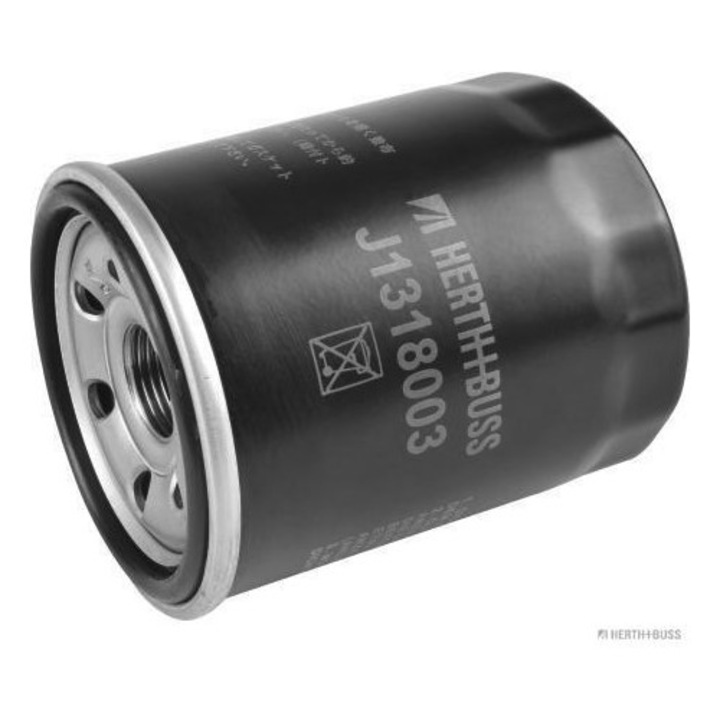 Olajszűrő HERTH+BUSS JAKOPARTS, J1318003, 68mm, 3/4-16UNF, fekete