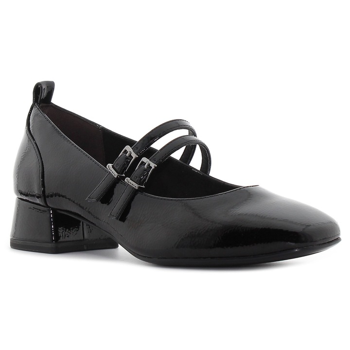 Tamaris fekete női magassarkú Méret:38