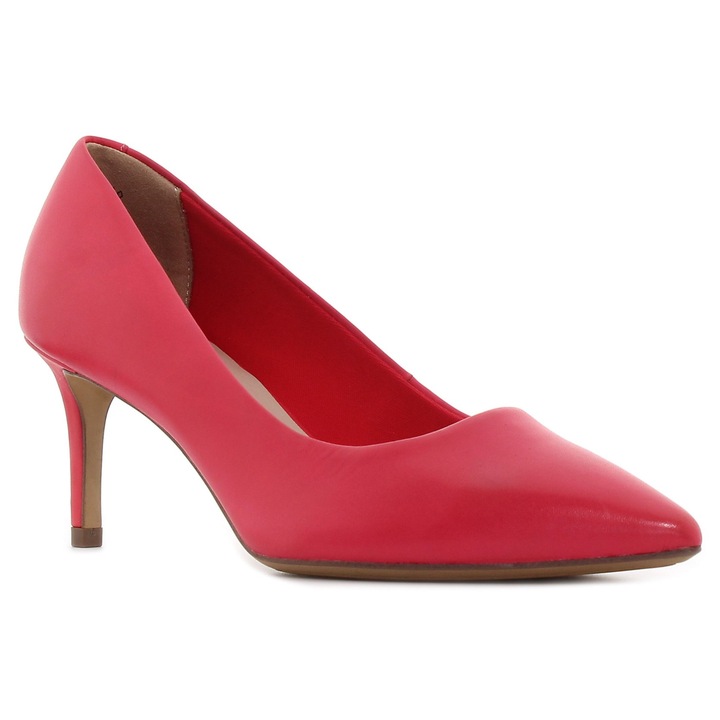 Pantofi cu toc inalt de dama Tamaris roz, 41 EU