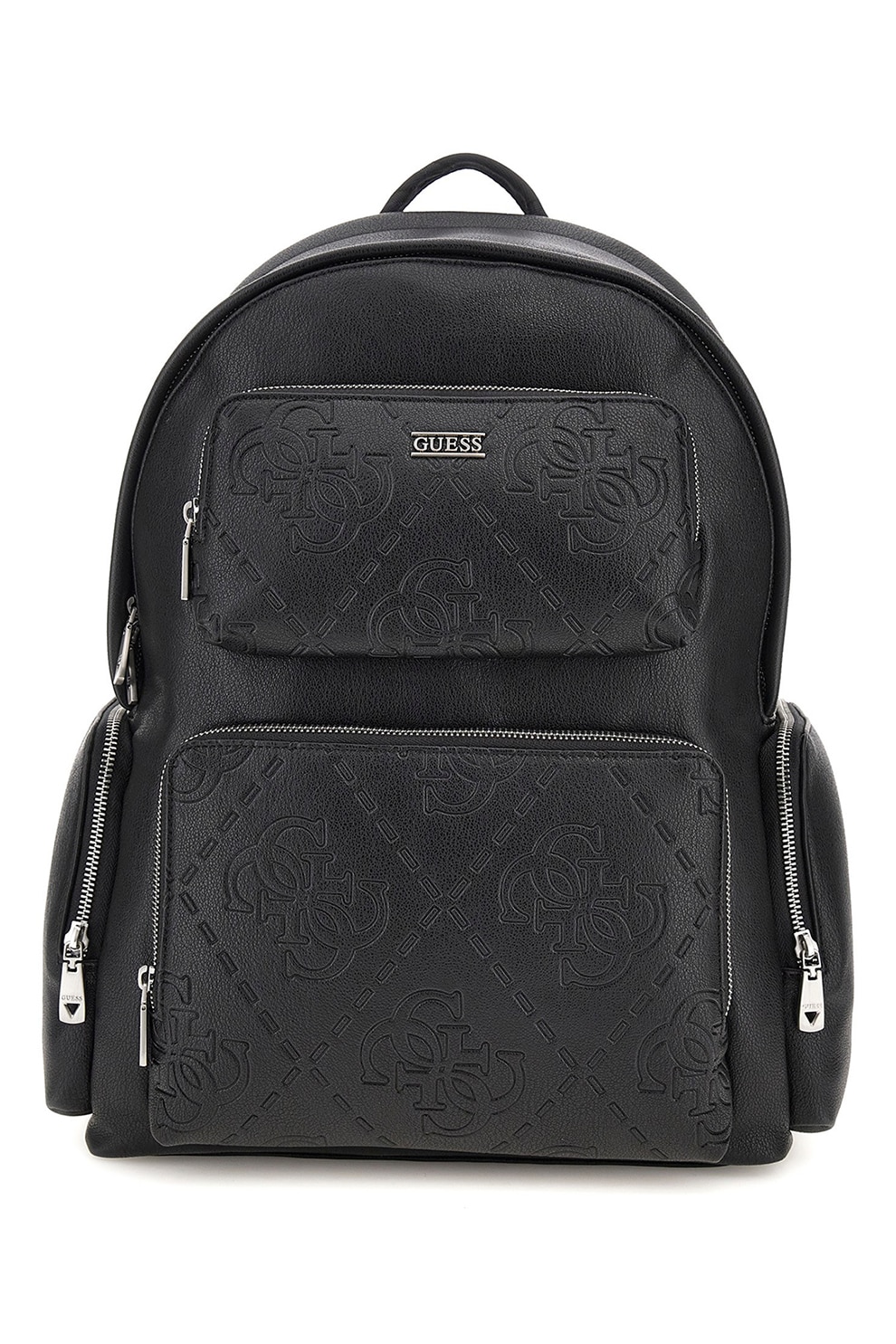 GUESS, Rucsac din piele ecologica, Negru