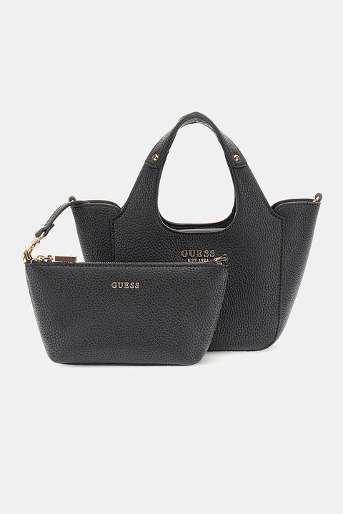 GUESS Kézitáska belső kistáskával, Antracitszürke