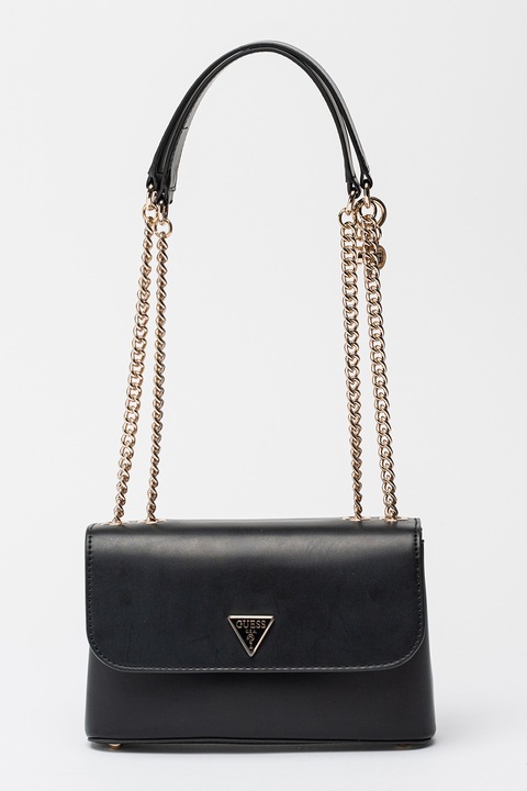 GUESS, Darynna keresztpántos műbőr táska, Fekete
