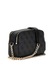 GUESS, Geanta crossbody cu model monograma Noelle II, Negru, Gri inchis