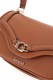 GUESS, Geanta crossbody de piele ecologica cu clapa, Portocaliu stins