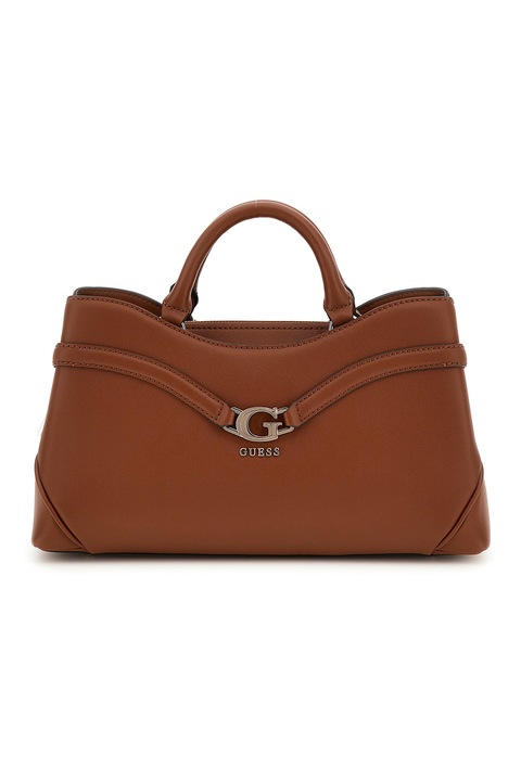 GUESS, Műbőr válltáska, Téglavörös