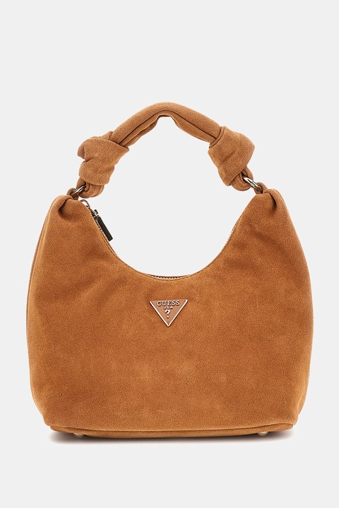 GUESS, Isotta bőr kézitáska, Téglavörös