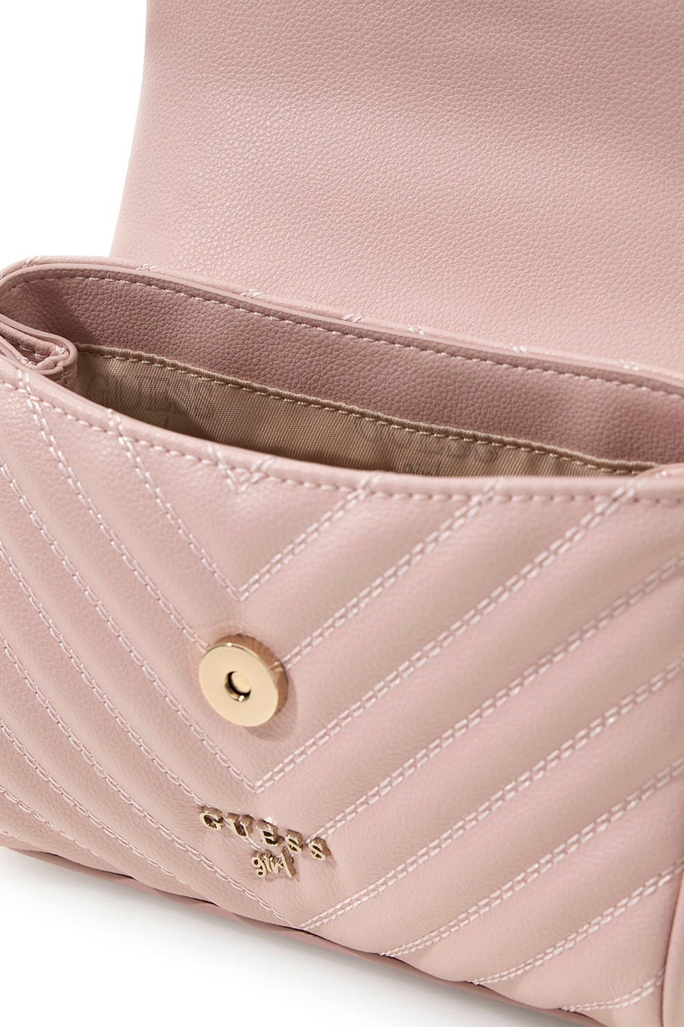 Guess Róz GUESS, Geanta crossbody cu aspect matlasat, Roz pal - eMAG.ro